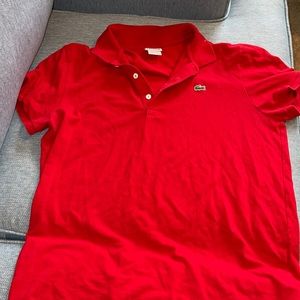 Lacoste polo redsize large